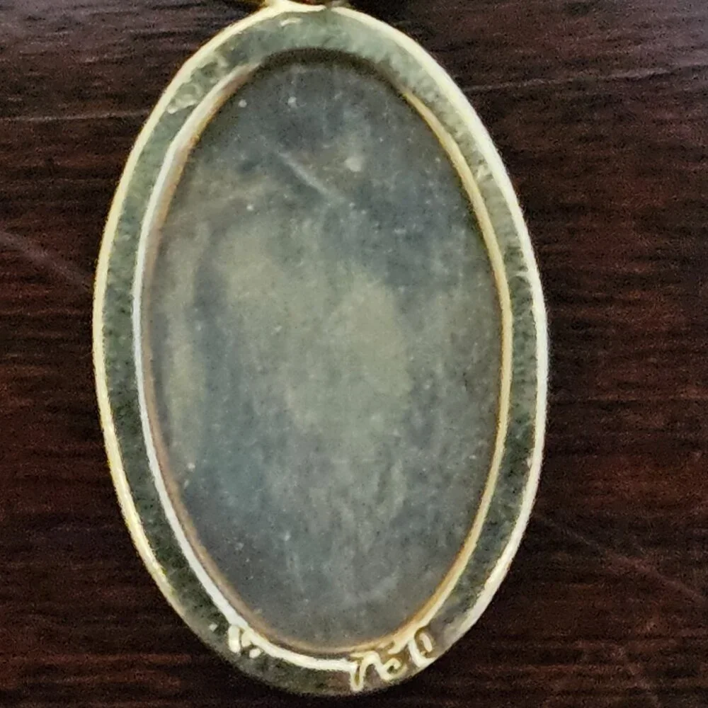 RARE MONICA RICH KOSANN FLORAL SCROLL OVAL 18K CHARM LOCKET PENDANT BRACELET